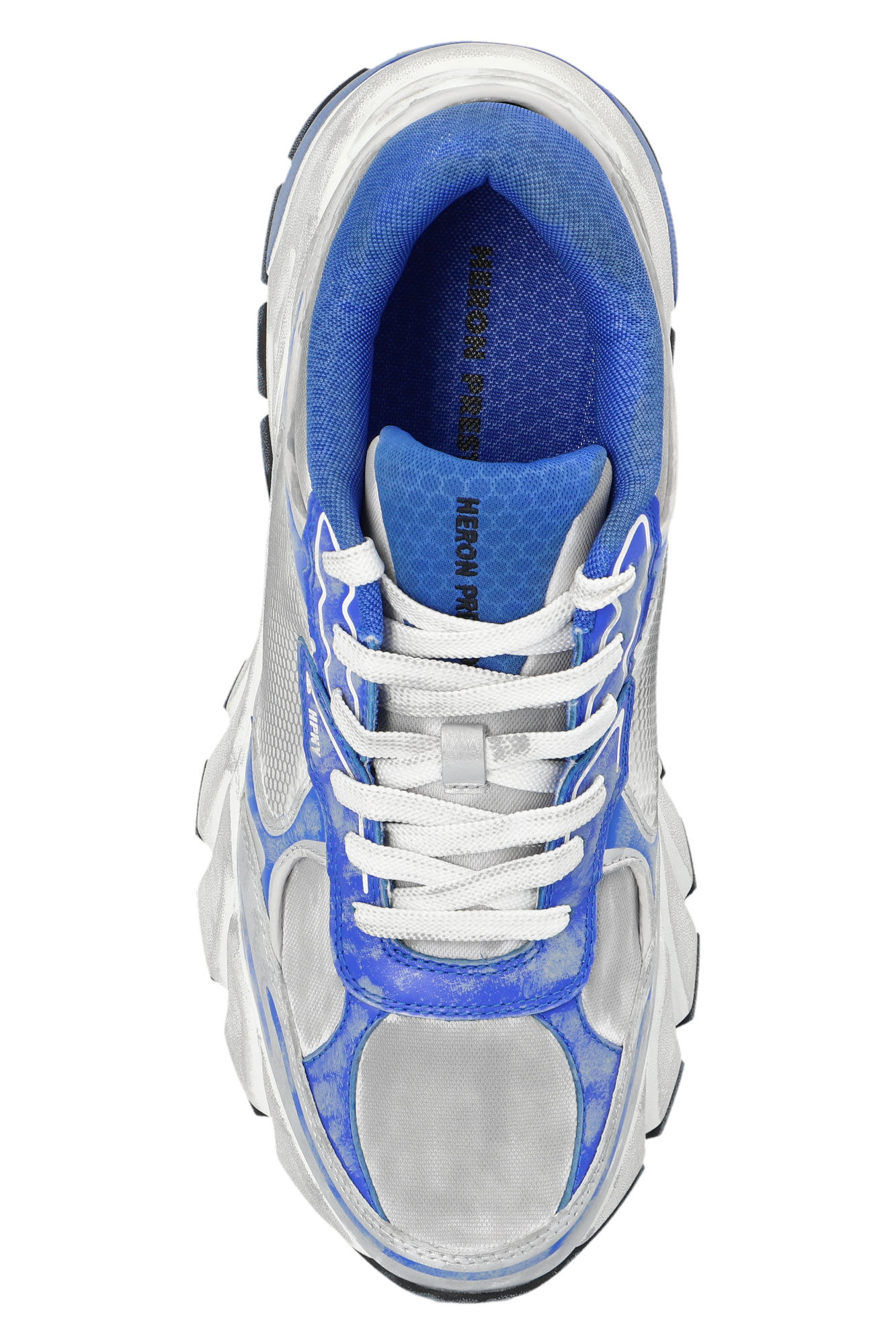Men's White Shoes - SchaferandweinerShops Grenada - Blue